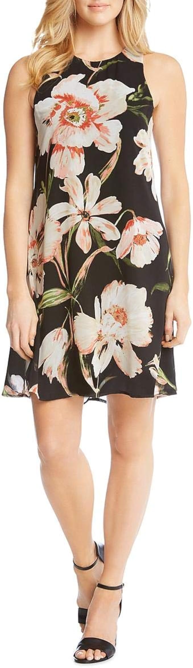 Karen Kane Women's Sheer Floral Dress 