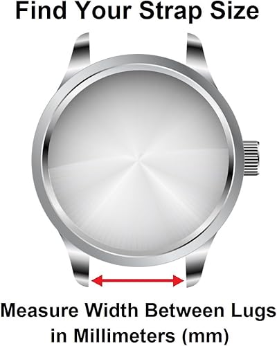 Miniatura 5 de DASSARI Correa de reloj de liberación rápida con acabado desgastado, elige tu color, 0.709 in, 0.748 in, 0.787 in, 0.827 in, 0.866 in