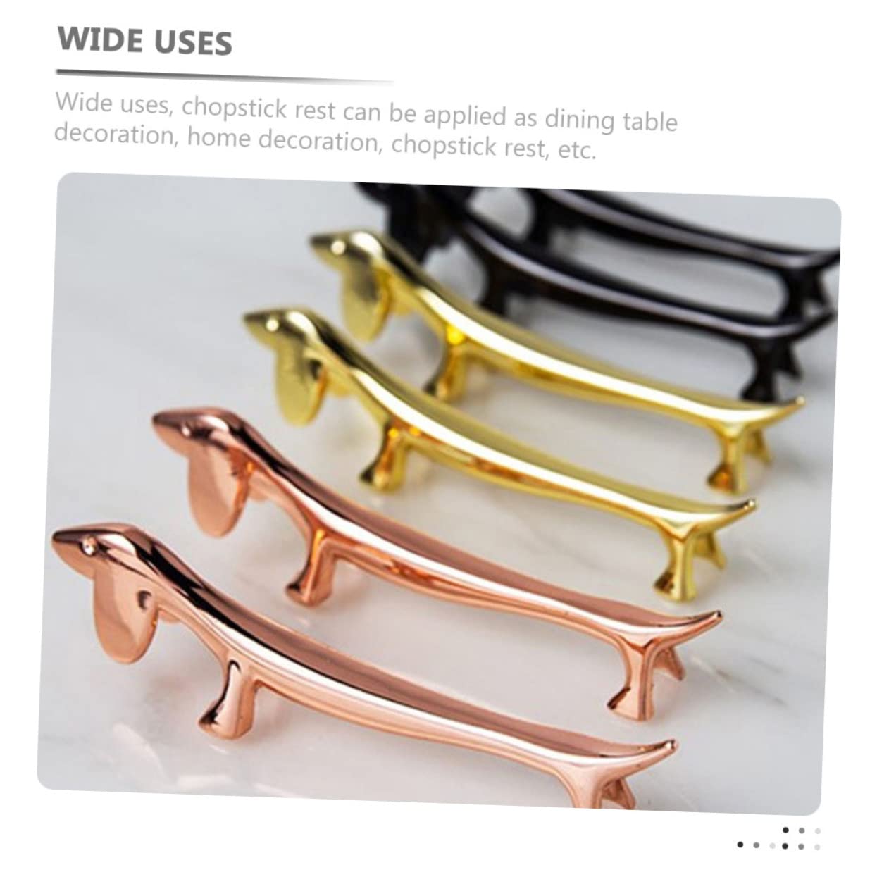 Alipis 4 Set Poggia Bacchette in Metallo Porta Cucchiaio Poggiamestolo E Portacoperchio Poggia Cucchiaio Appoggia-cucchiai Delicato Supporto per Bacchette Base di Bacchette 2 Pezzi * 4