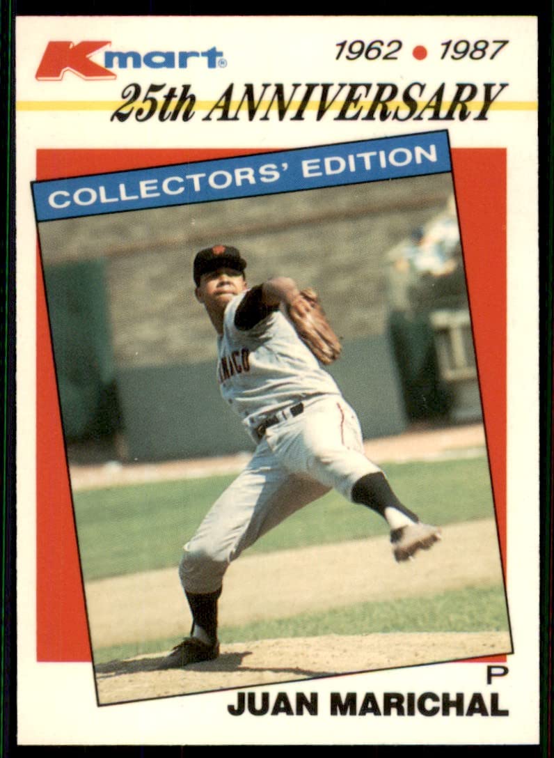 Amazon.com: 1987 Topps Kmart 25th Anniversary - [Base] #6 - Juan Marichal :  Collectibles & Fine Art