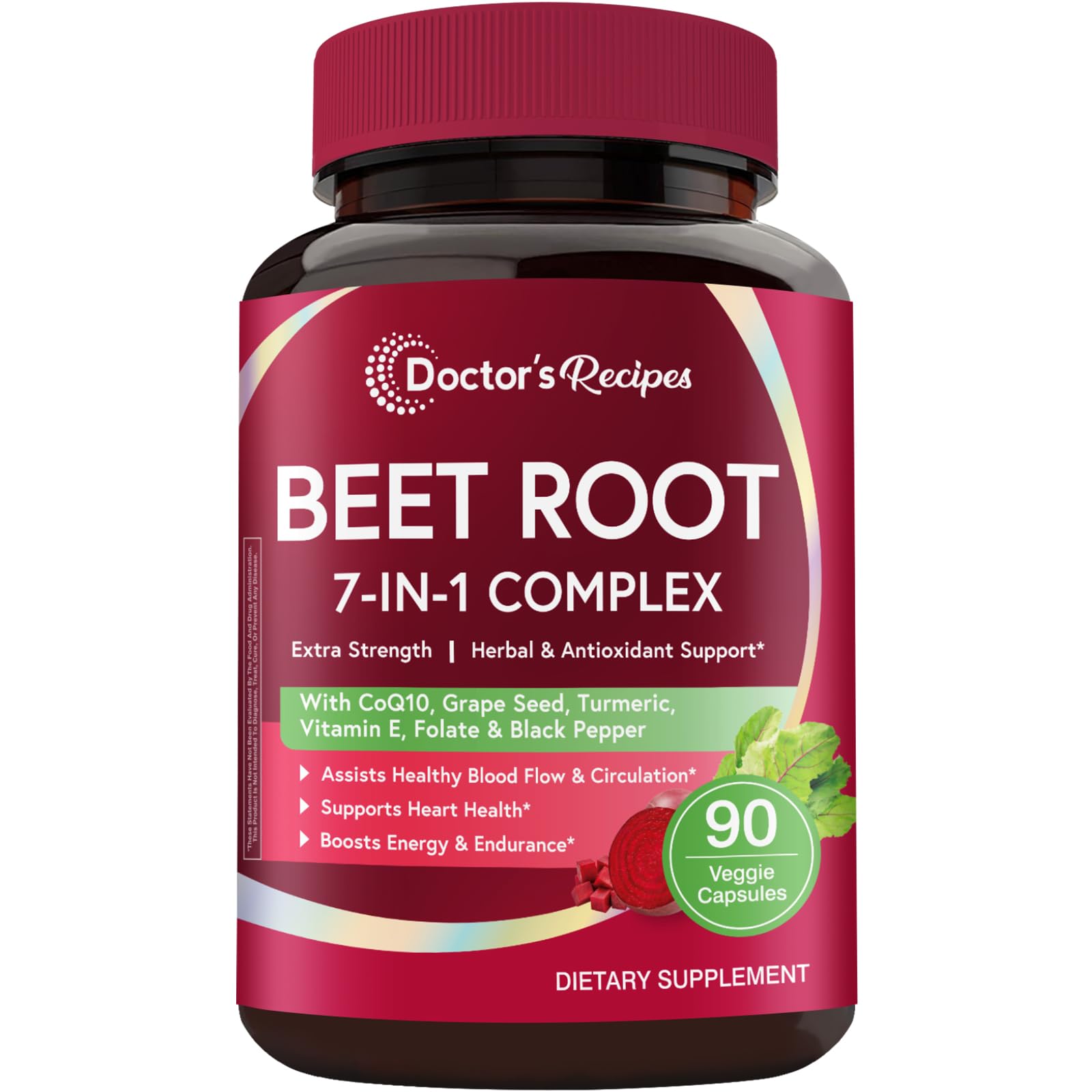 Doctor's Recipes Beet Root Capsules