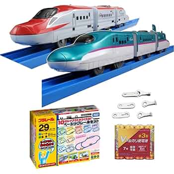 プラレール　まとめ売り　E5&E6系新幹線連結セット　阪急電車　オマケつき 61-LfldbPCL._UF350,350_QL50_.jpg
