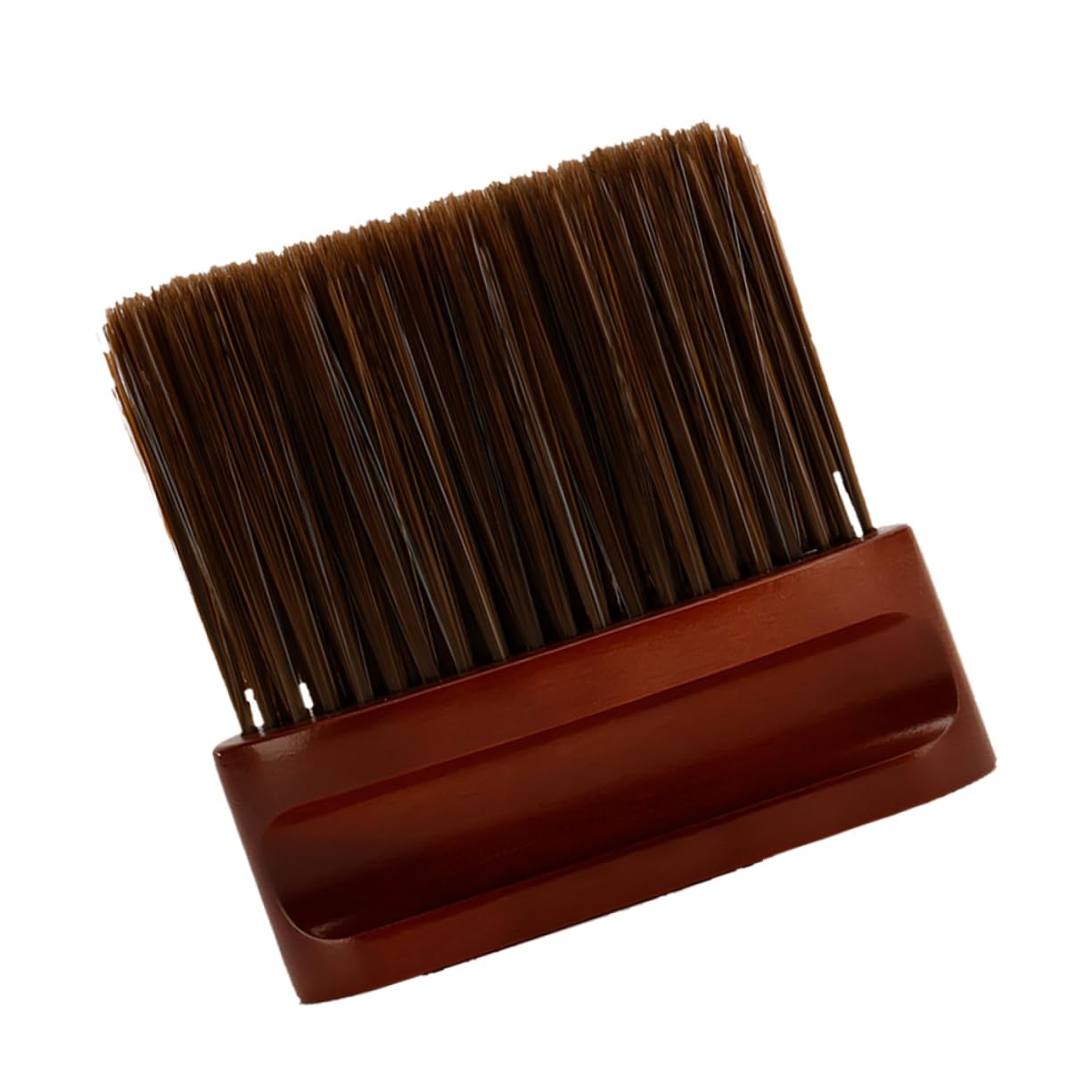 Ipetboom Neck Cleaning Brush Durable Wooden Handle Barber for Hair Removal High Density Design for Broken Hair Removal for Salons and Personal Use