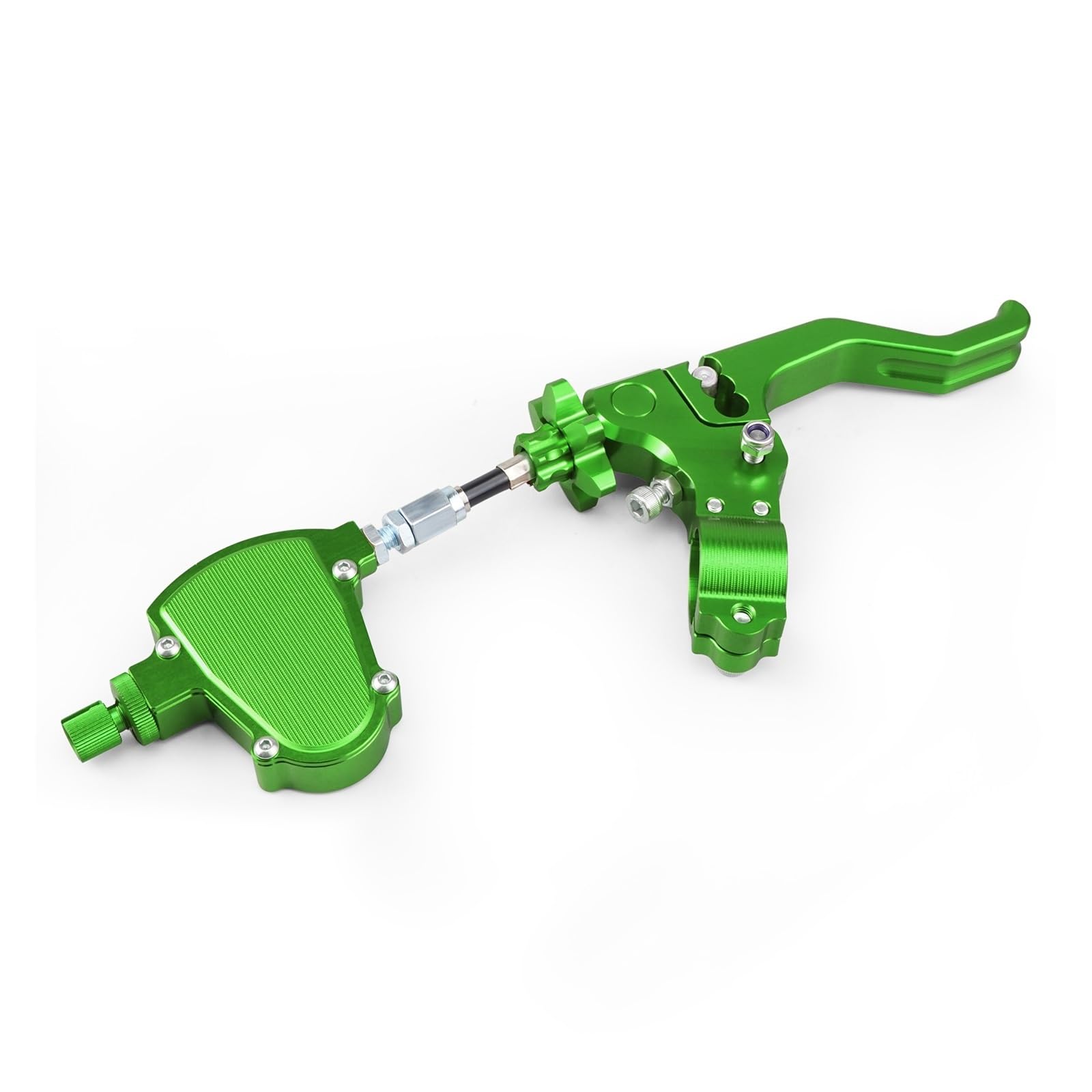 Zhannuobhd Green2 Brake Clutch Lever For Crf450r For Kawasaki For Suzuki Universal 22Mm Shorty Stunt Clutch Lever Easy Pull Cable System(Green2)