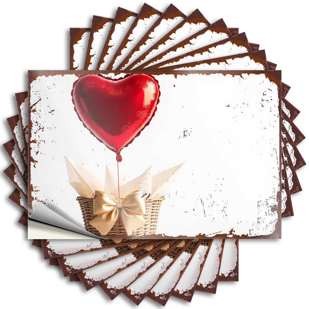 Quote Decorations for Patio Waterproof Vinyl Sticker | Love in A Basket: A Romantic Gift Idea Fire Tumbler for Gamers DIY Projects(12X18CM)