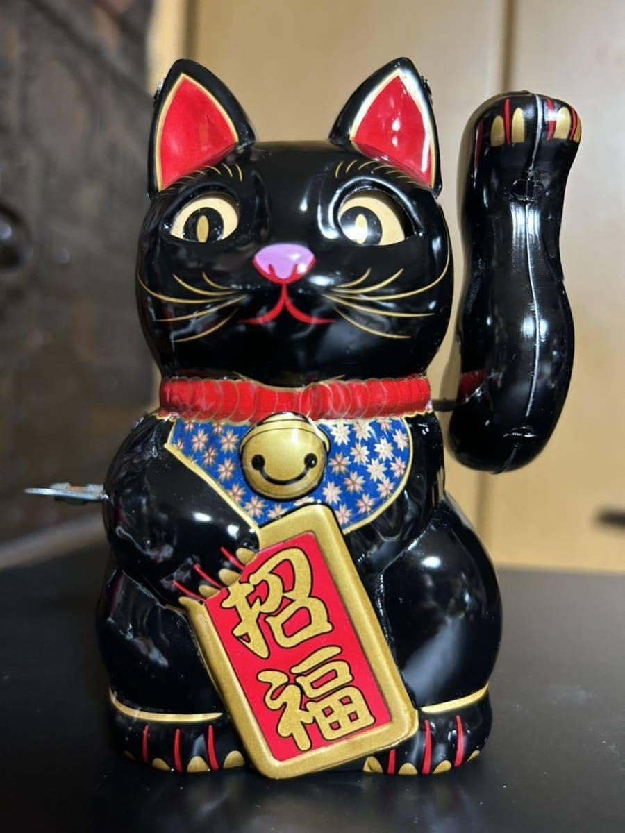 ビリケンクラブ メカニカルブリキのまねき猫 Amazon.co.jp: BILLIKEN ビリケン商會 ブリキのまねき猫 黒
