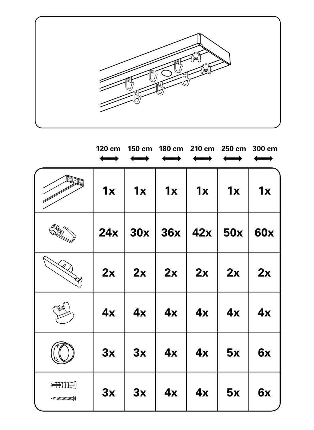Binario Ad Arco Gardinia Per Tendaggi - Terminali Inclusi, Angolo 90°, Per Binari A 1 Via, Bianco - Foto 4