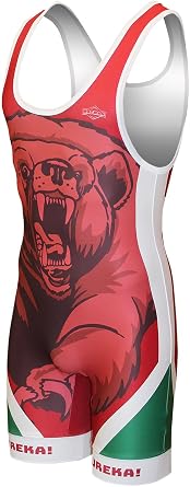 Matman USA The States Series Mens & Boys Wrestling - Weightlifting - Exercise Singlet - Made in the U.S.A.
