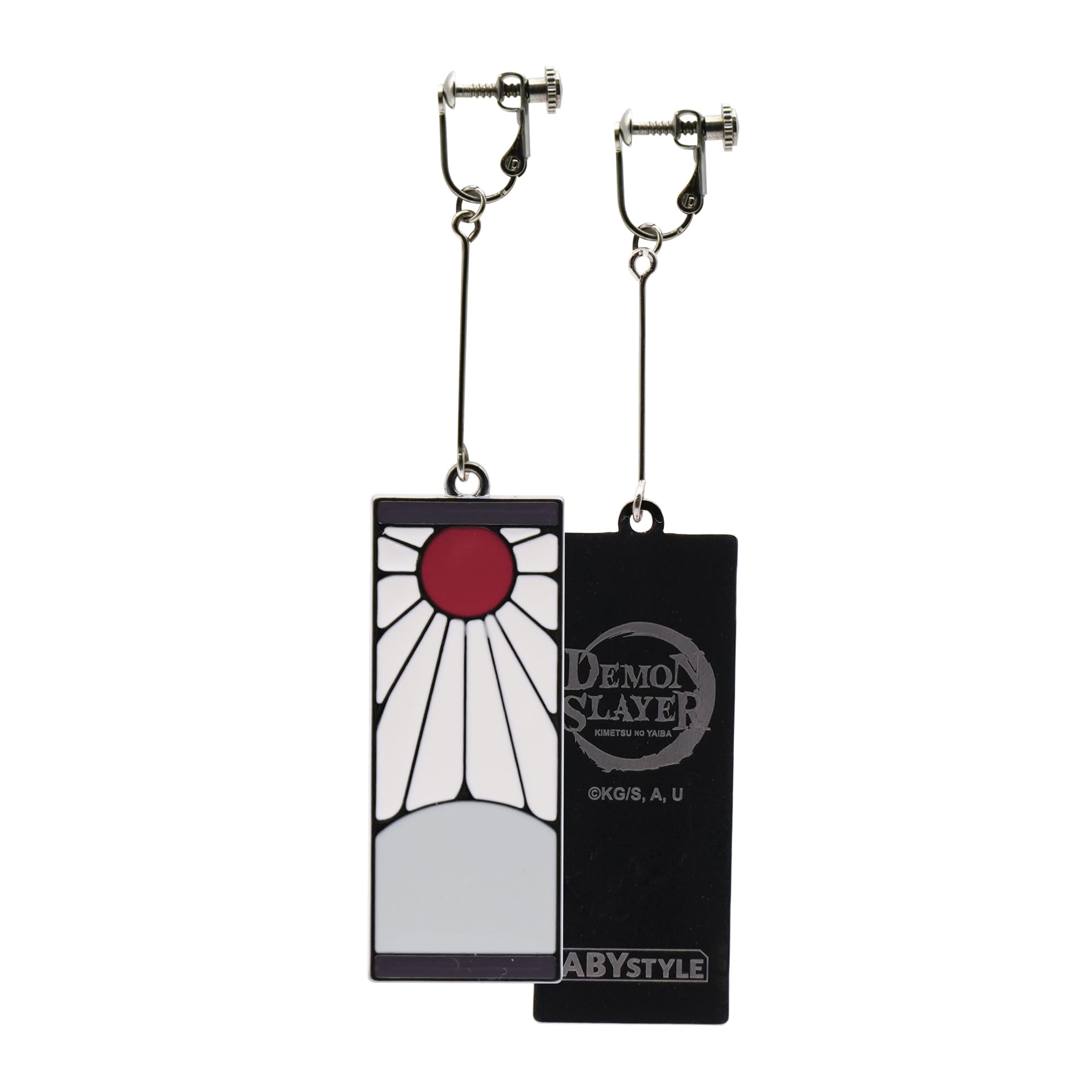 Demon Slayer Tanjiro Unisexe Clip d'oreille multicolore
