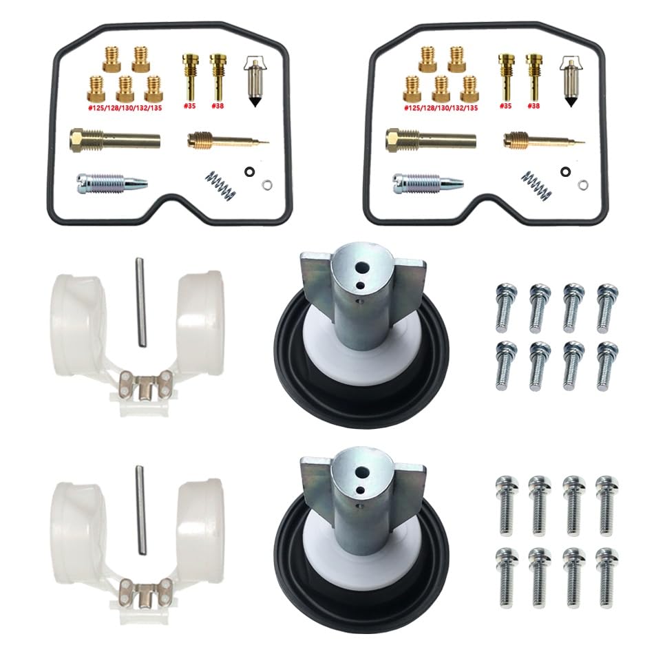 Kit carburateur EX500-A gicleur joint membrane flotteur GPZ500S 498cc