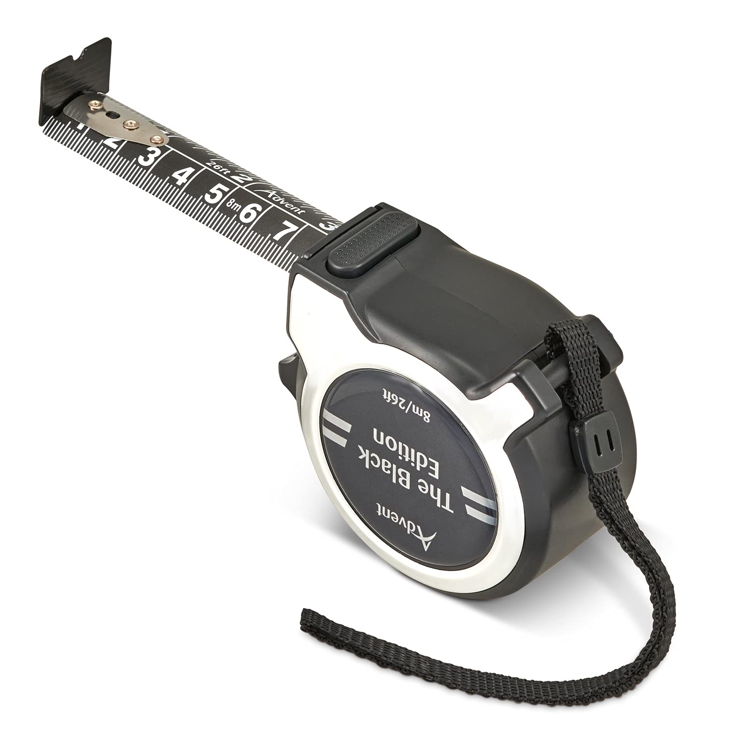 Advent ADVBE18025 Mètre ruban Noir 8 m
