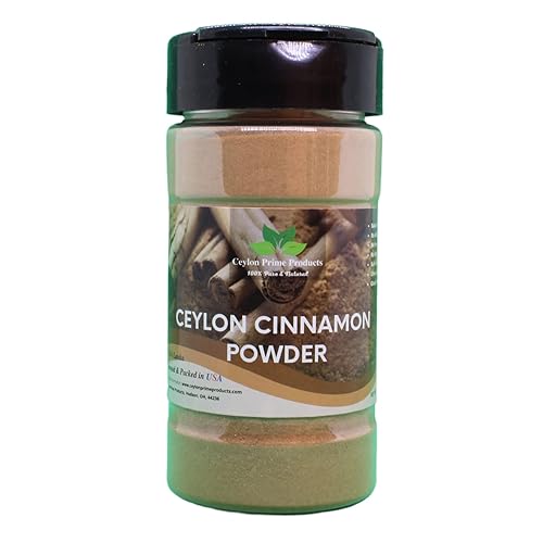 Canela en polvo de ceilán 15 onzas Recién molido y empaquetado en Estados Unidos Importado de Sri Lanka Canela de grado Alba y C5 Canela 100