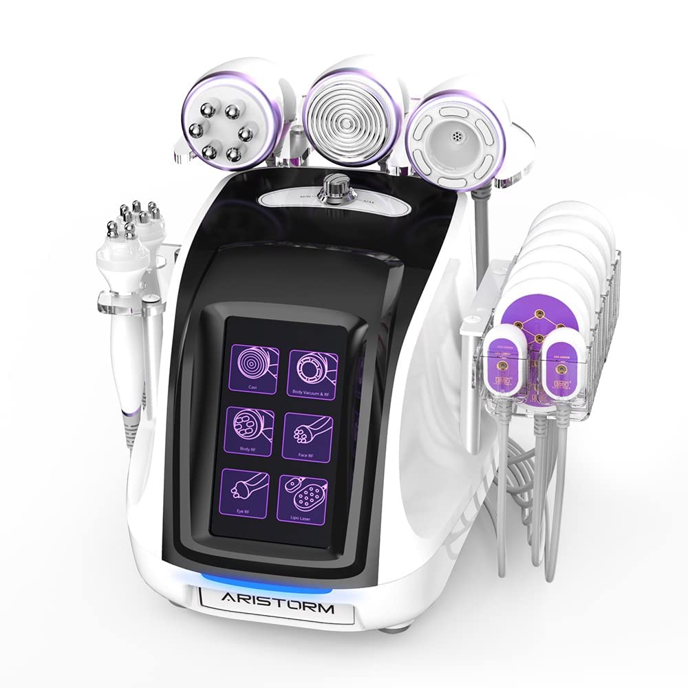 6 in 1 Beauty Machine versione 2.5 Vacuum Cellulite Massaggiatore Body Face Care Eye Massage Skin Care Tool for Wrinkle Removal Home & SPA Use Elitzia ET8D30K2