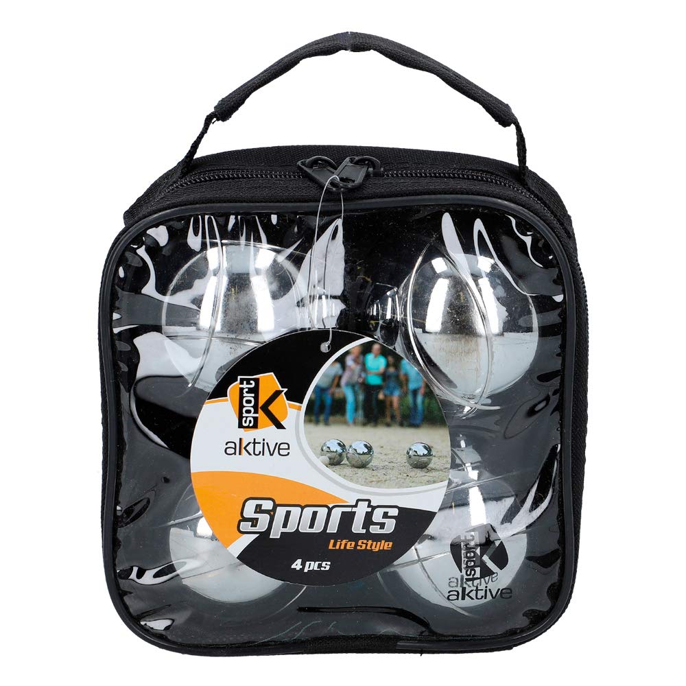 AKTIVE 54035 Juego de petanca 4 bolas Sports