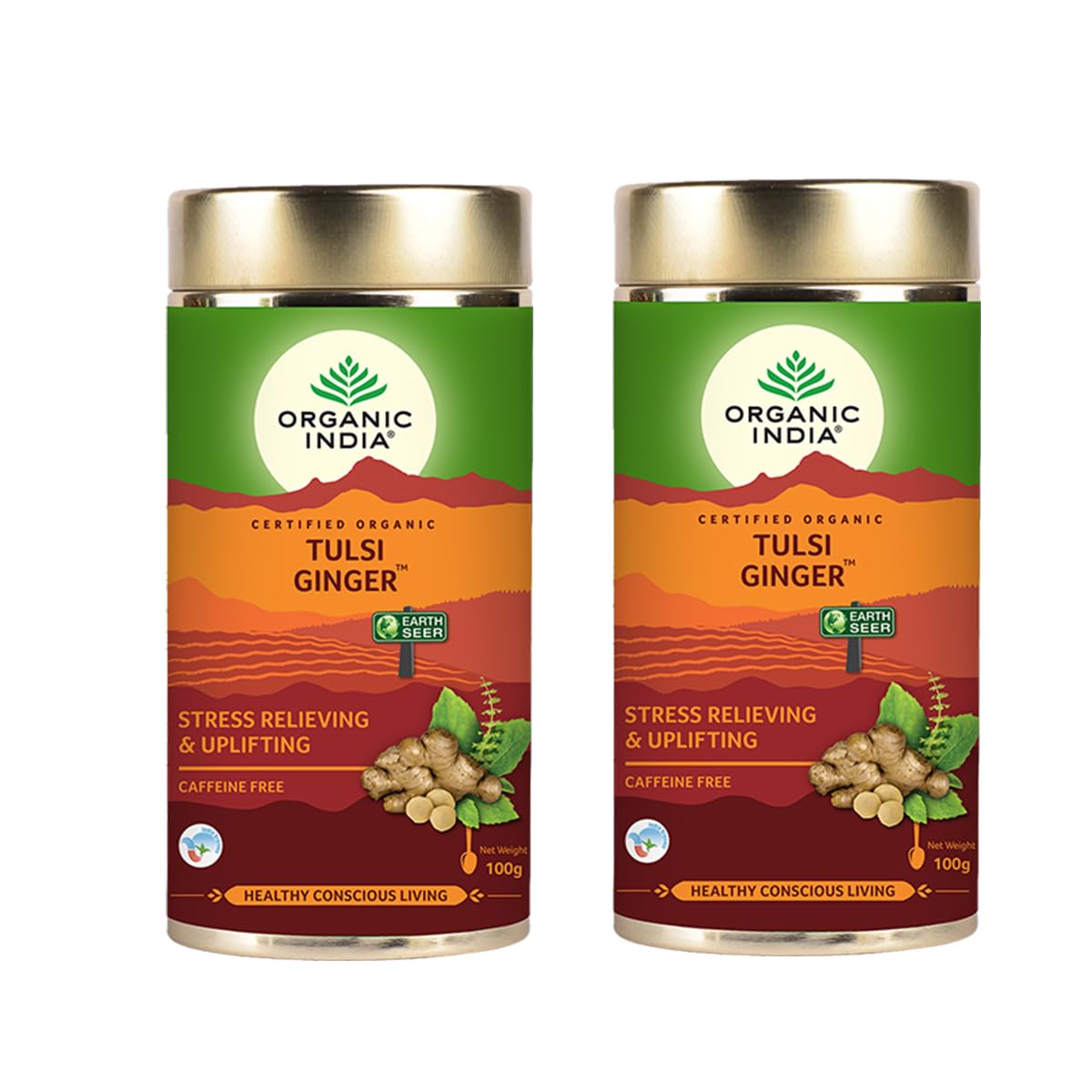 ORGANIC INDIA Tulsi Ginger - 100g (Pack of 2) (B016IVGTOA) Amazon Price History, Amazon Price Tracker