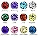 Wholesale 24PCS Crystal Glass Zircon Round 5MM Birthstones Floating Charms Bulk for Living Memory Locket Necklace