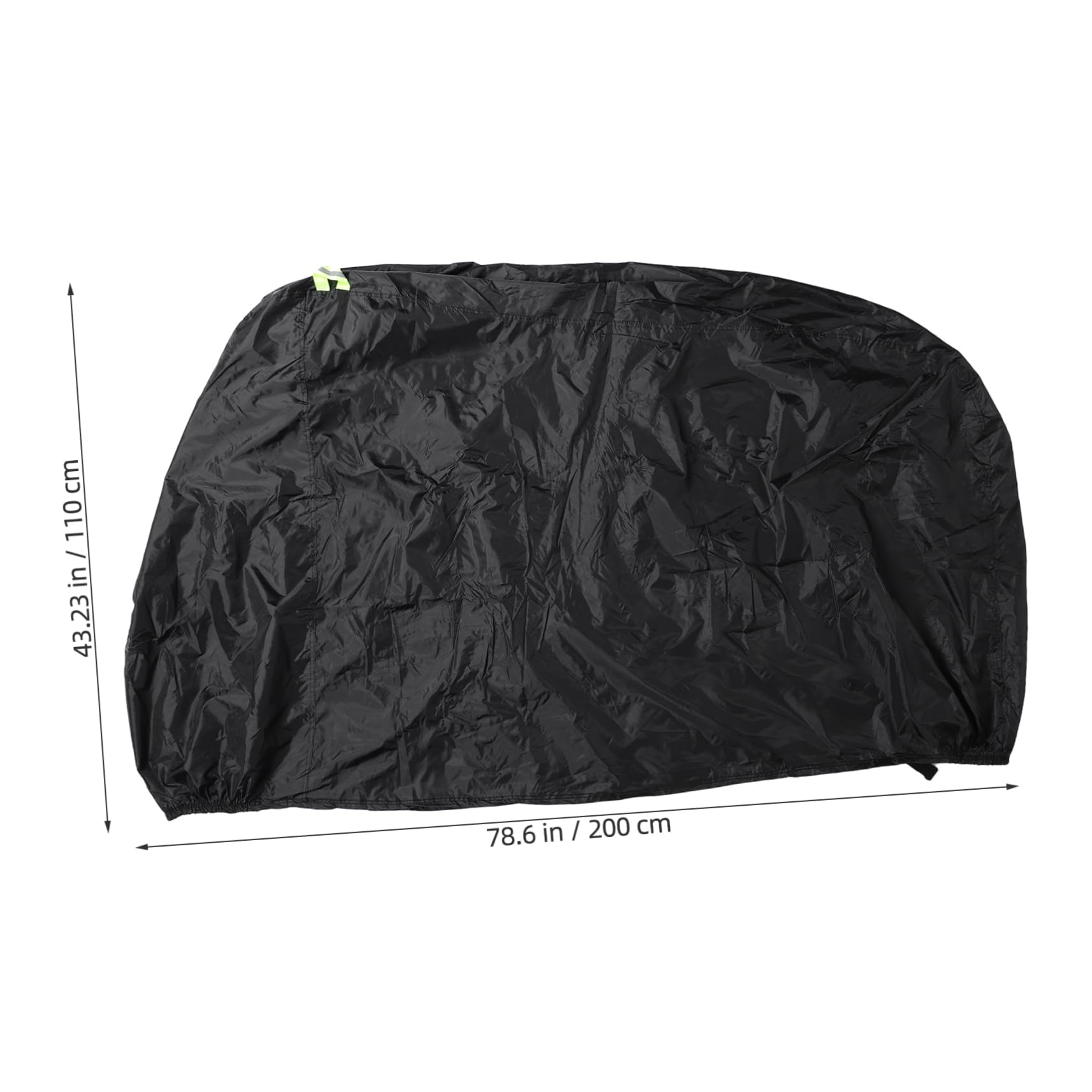 Hemobllo cubierta de bicicleta cubierta de patinete eléctrico funda impermeable para bicicleta eléctrica cubierta protectora de bicicleta tela oxford Black