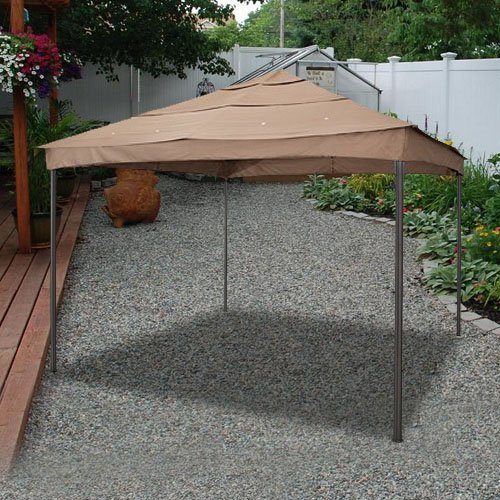 Smithwick Gazebo Replacement Canopy Top Cover and Netting - RipLock 350
