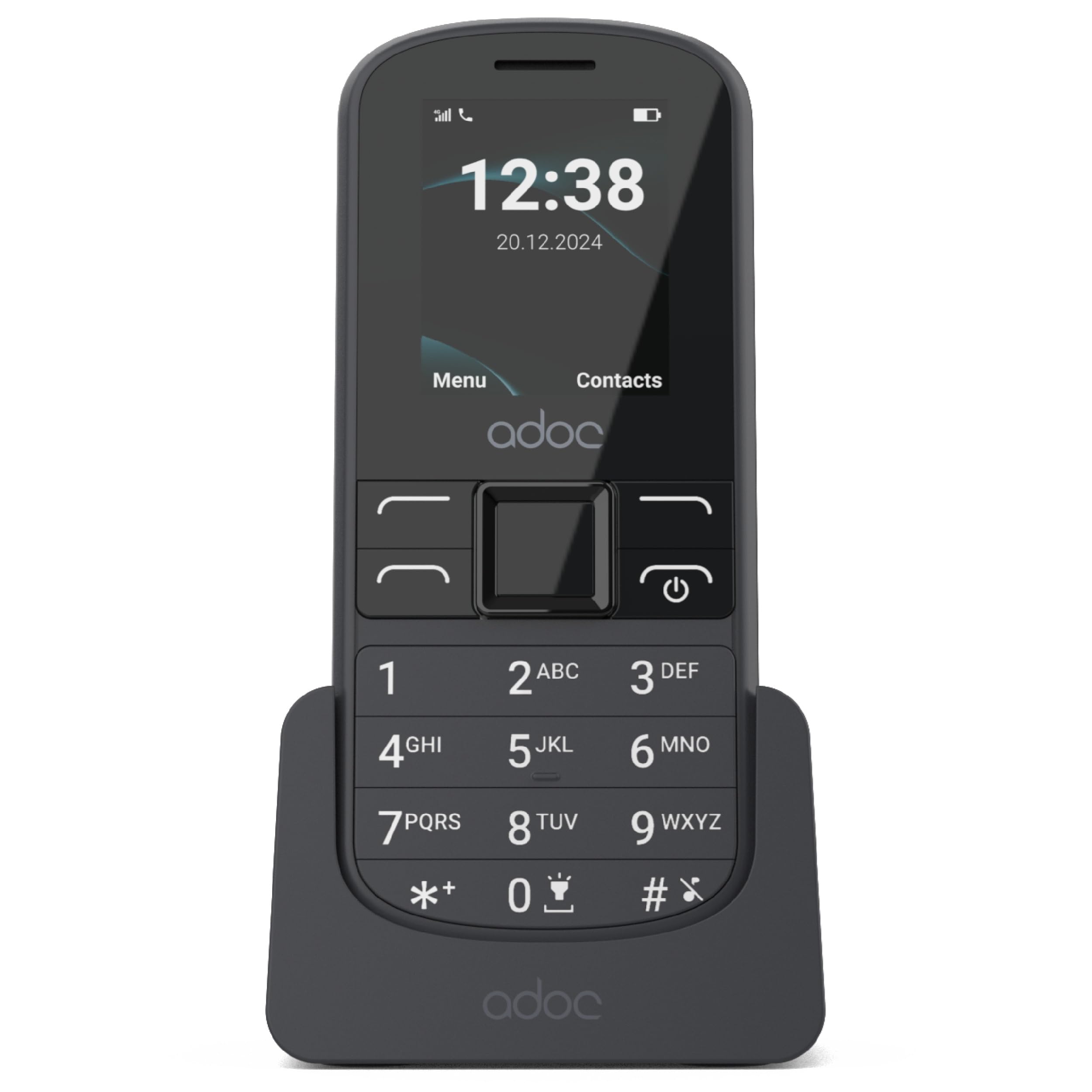 ADOC S4 Starszy Telefon komórkowy 4G z dużą klawiaturą