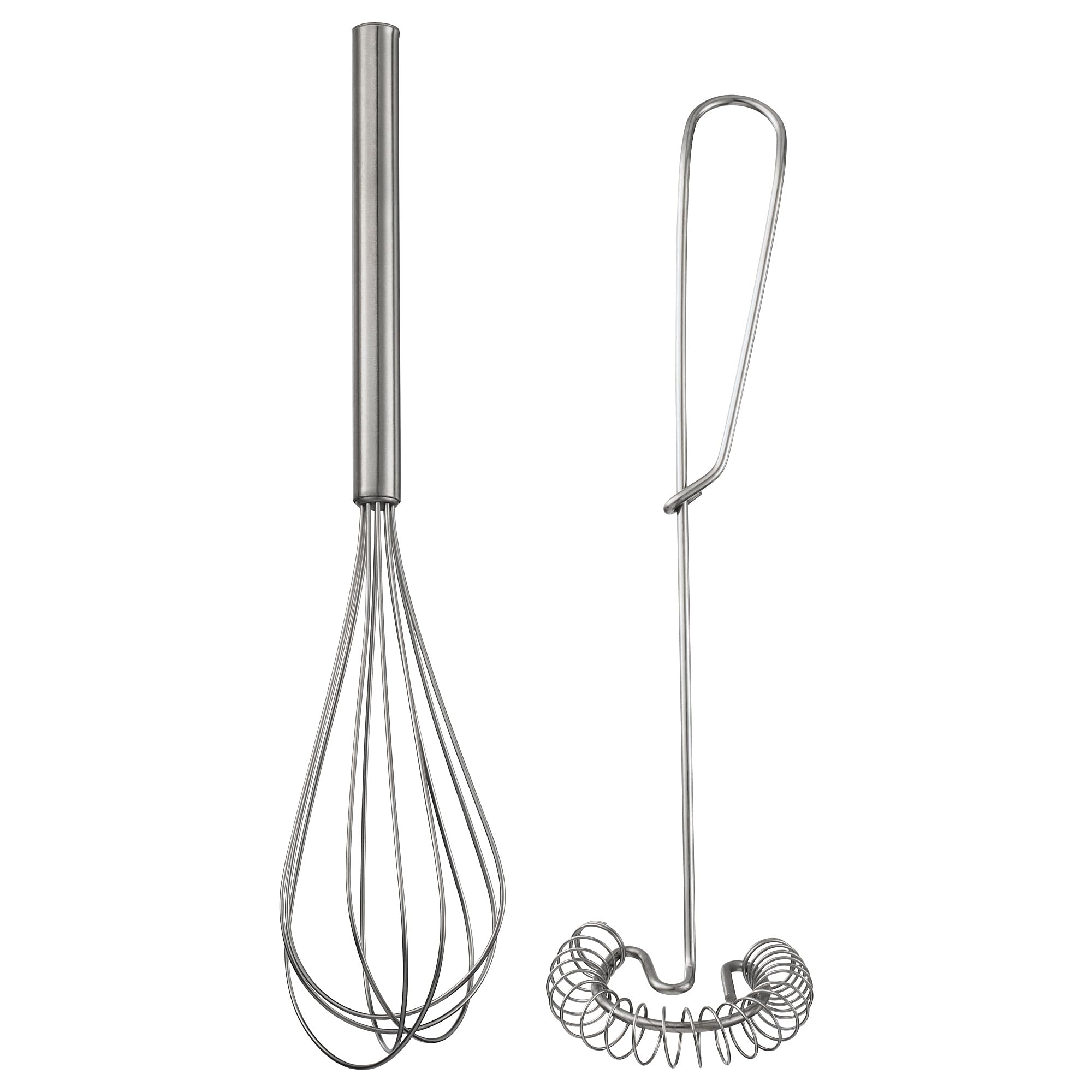 IDEALISK - Frusta in acciaio inox, set da 2 pezzi