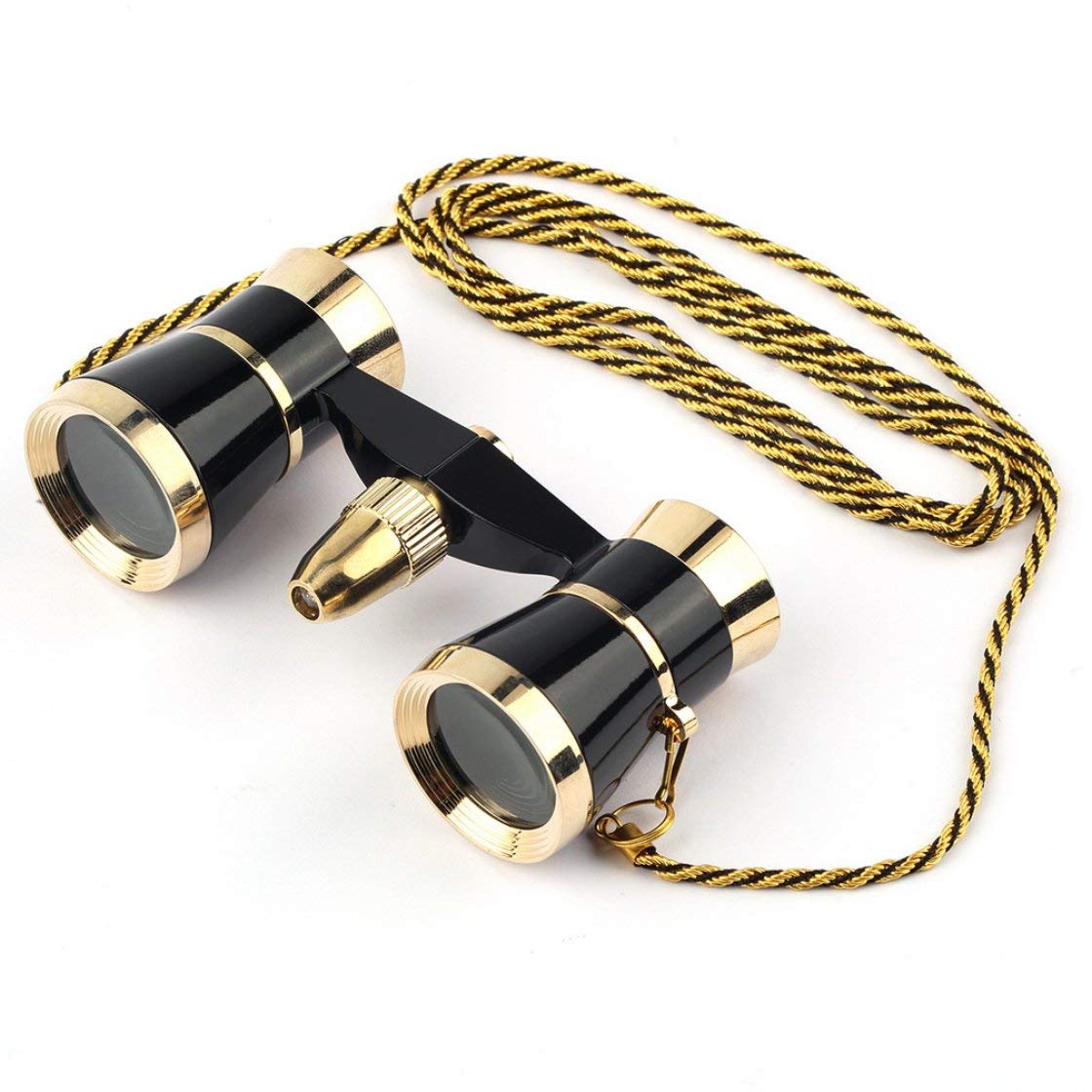 Exquisite Black Gold Fernglas Teleskop 3X25 Dame Geschenk Teleskop Oper Theater Fernglas Optische Operngläser