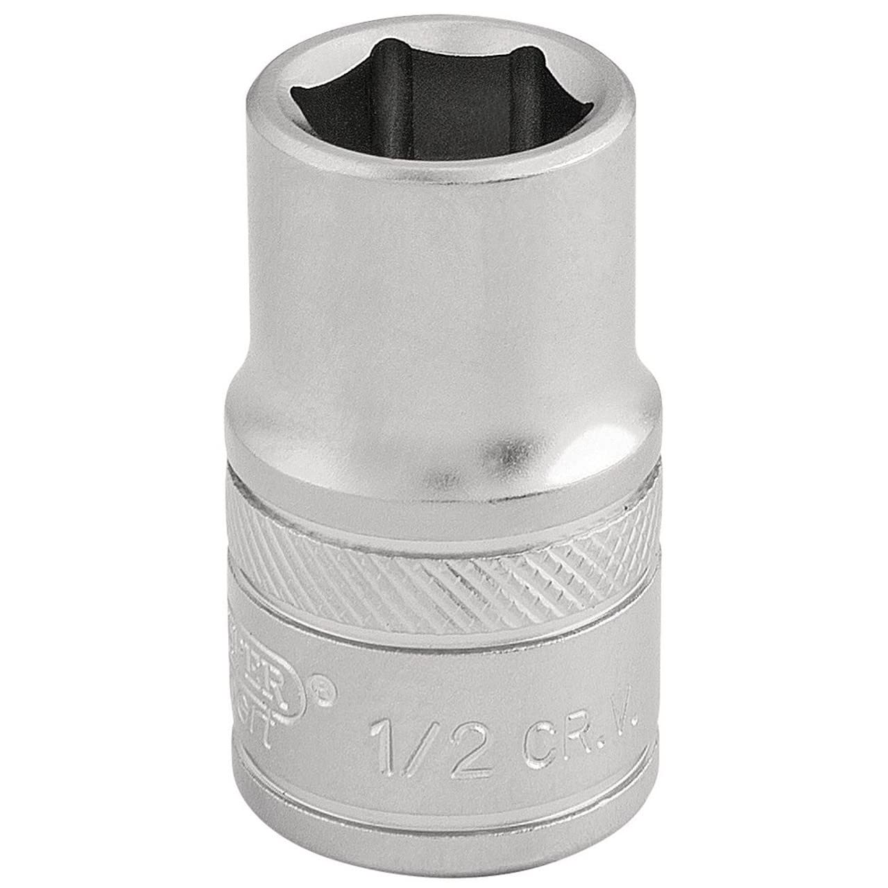 Draper 16626 6 Point Imperial Socket, 1/2" Sq. Dr., 1/2" Dr-16626