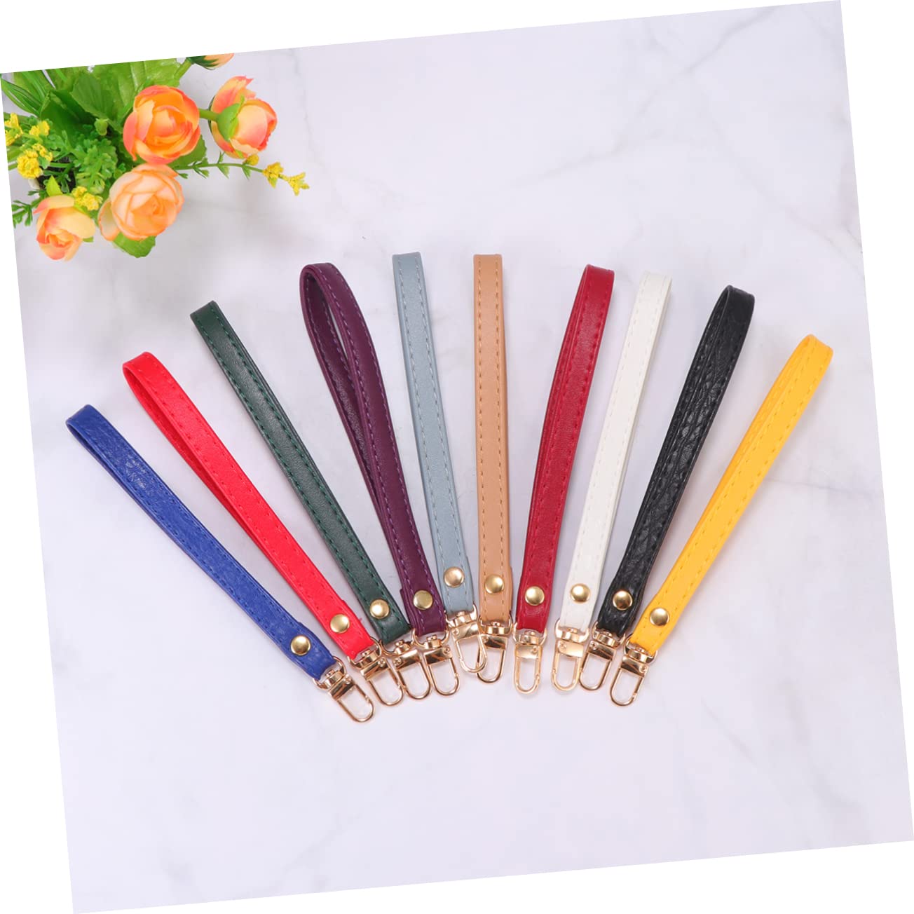 STOBOK 30 STK Schlüsselanhänger Handschlaufe handtaschen Trageriemen Handtasche Tragegurt Trageschlaufe Kamera Handschlaufe Schlüsselband Schlüsselbänder Armband Handgelenkbänder Pu