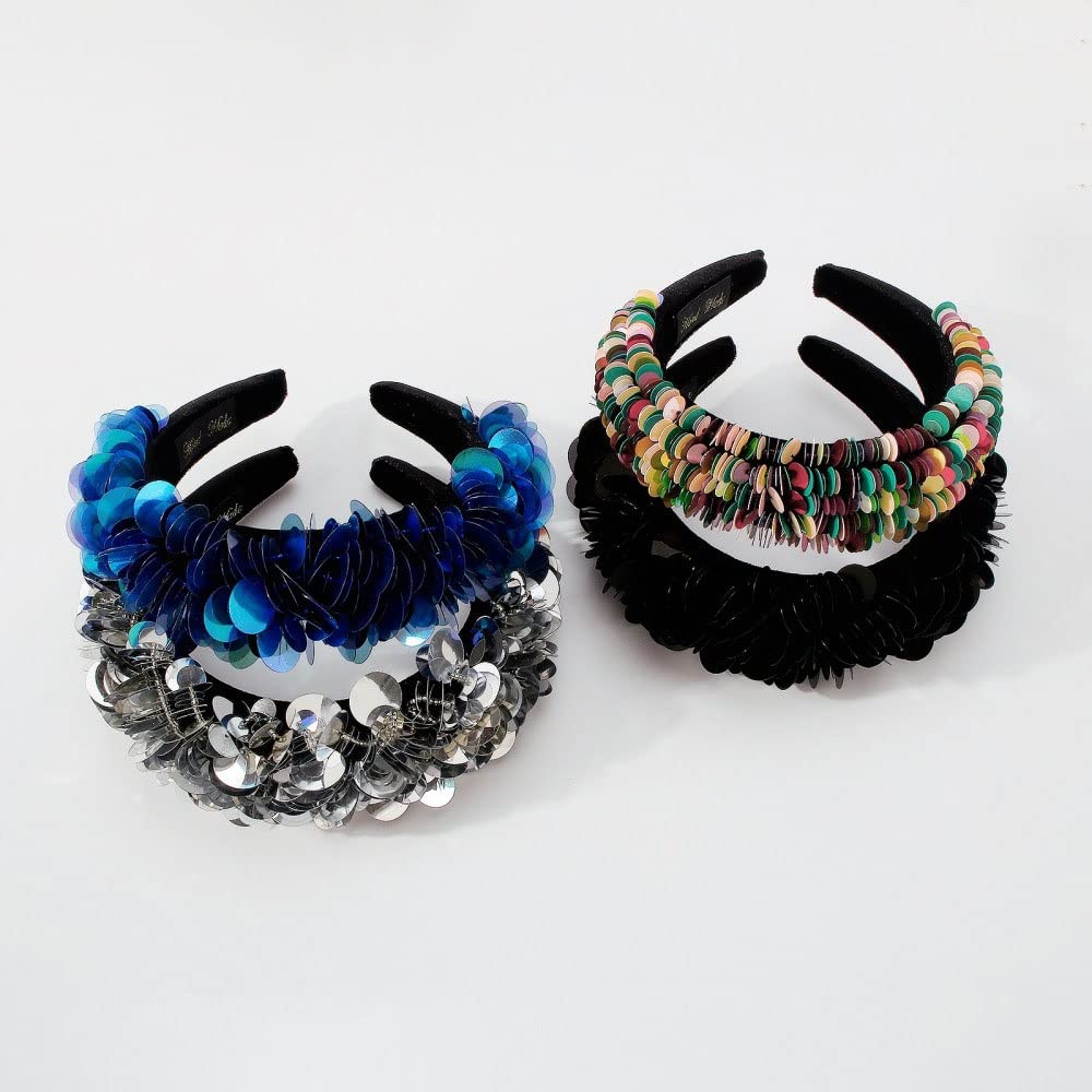 Diadema Ancha con Lentejuelas súper llamativas para mujerA