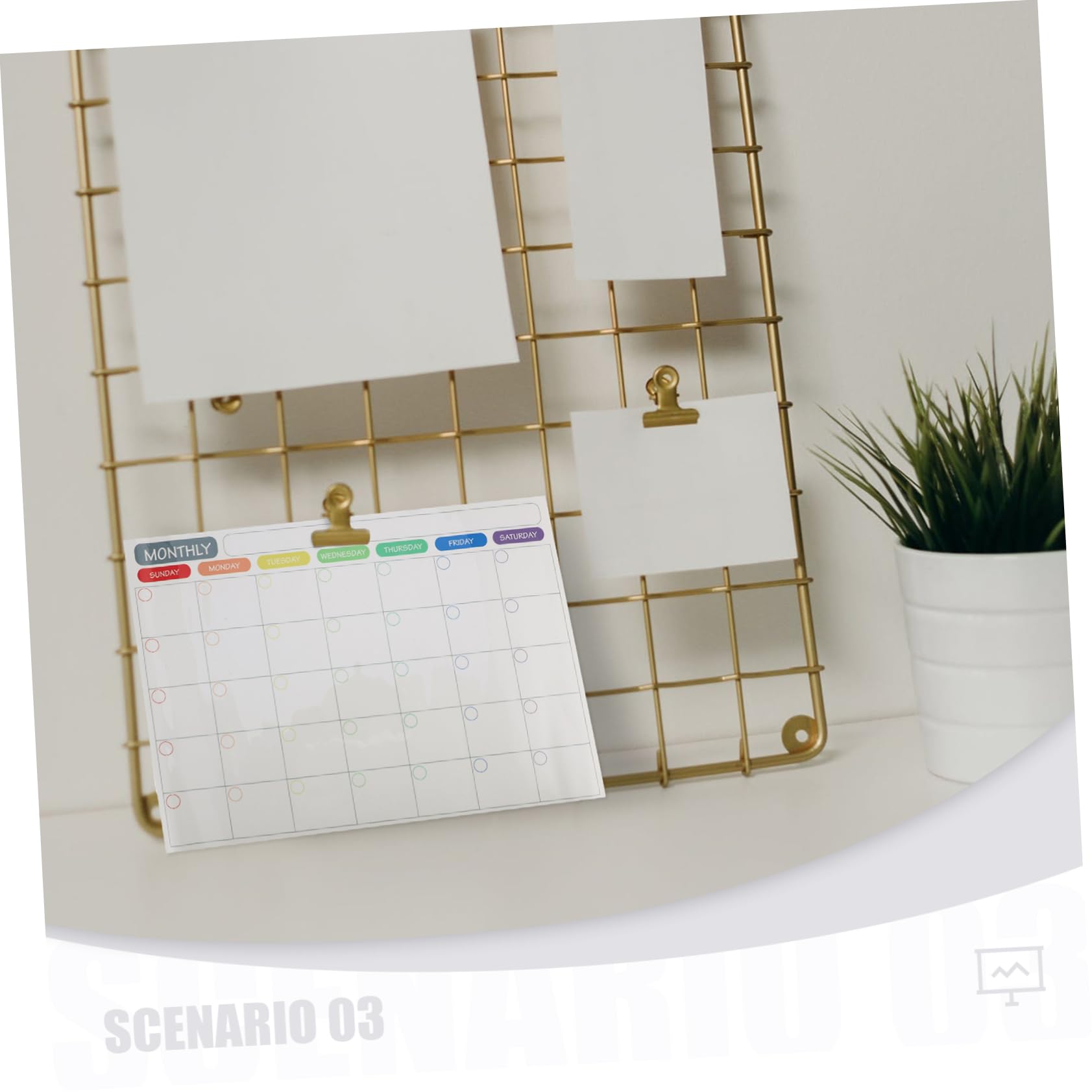 STOBOK 3sätze Magnetischer Abwischbarer Kühlschrankkalender Monats Und Wochenplaner Mit Magnetischer Rückseite Für Organisation Fitness Und Essensplanung