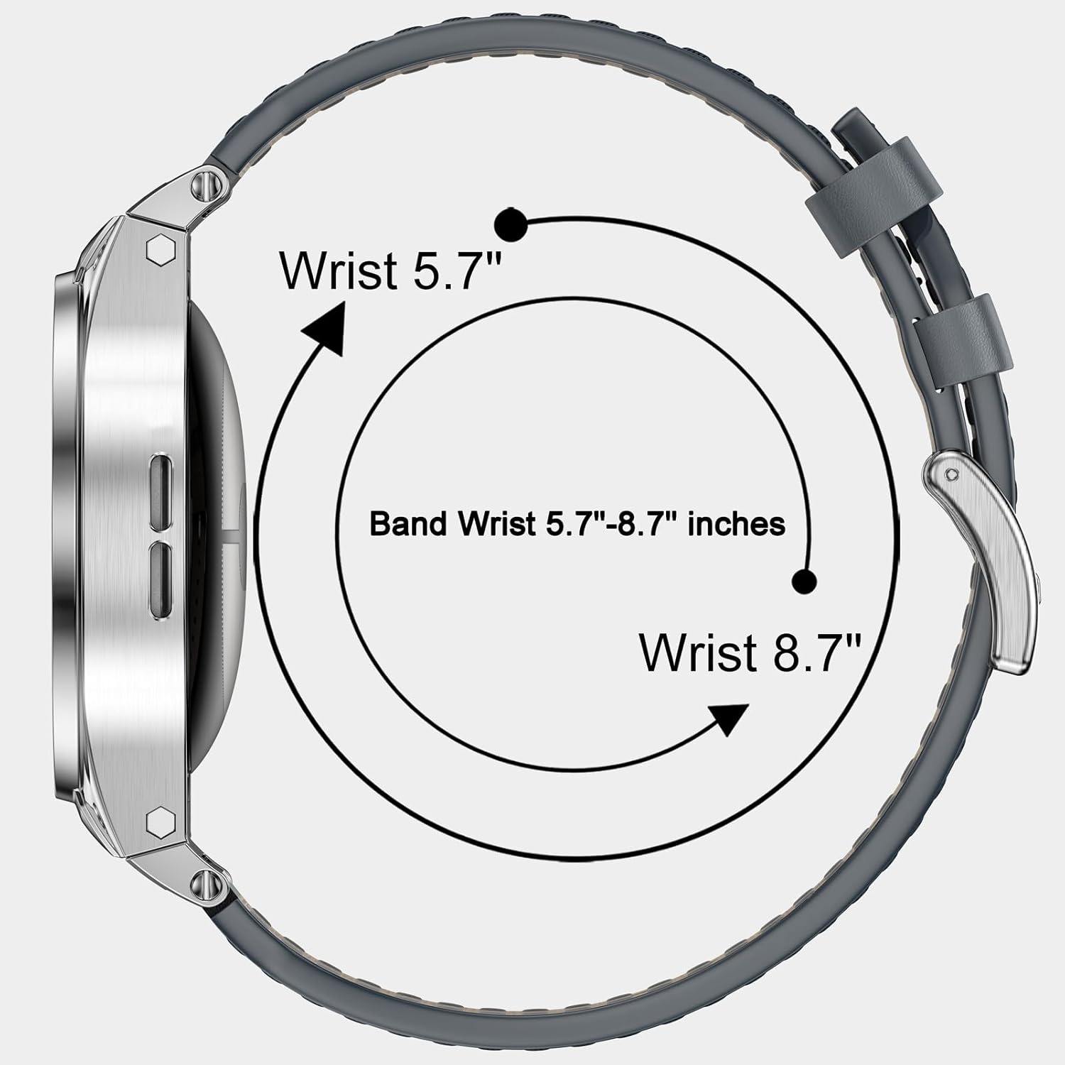 MioHHR Leather Watch Bands with Stainless Steel Case Compatible with Google Pixel Watch 3 2 1,Genuine Leather Replacement Bands for Google Pixel Watch 41mm 45mm Women Men