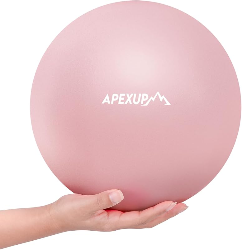 9 Inch Pilates Ball Small Exercise Ball for Yoga, Fitness, Balance, Core Workout, Physical Therapy