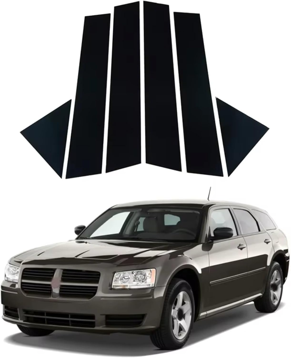 ピラーポスト ドアウィンドウトリム Compatible With Dodge For Charger 2011-2023 対応 車 車のBピラー ステッカーに適合するダッジ チャージャー 2011-2023車のドア ウィンドウ ピラー B ピラー ポスト トリム ス 車のBピラー  ステッカーに適合するダッジ チャージャー ... ピラーポスト ドアウィンドウトリム Compatible With Dodge For Magnum 2005 2006 2007