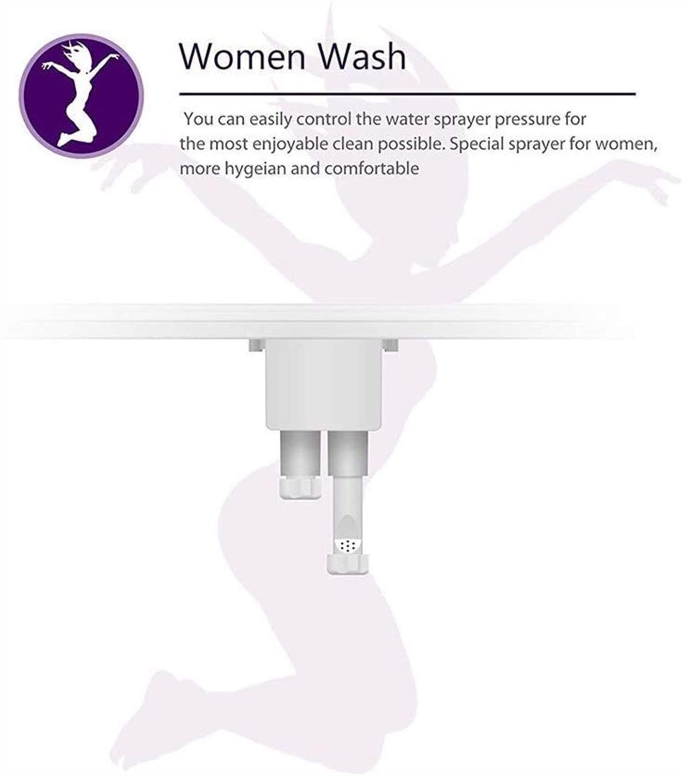 Bidet toaletowy ， Samoczyszczące urządzenie do higieny intymnej do dezynfekcji dna