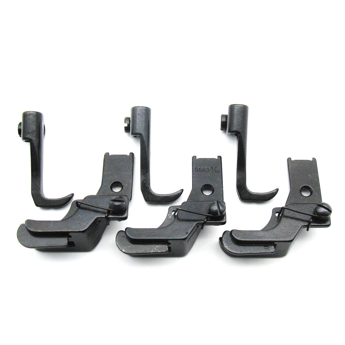Walking Foot Presser Feet Set - 3 Sizes With Right Edge Guide For Juki, Consew, Singer