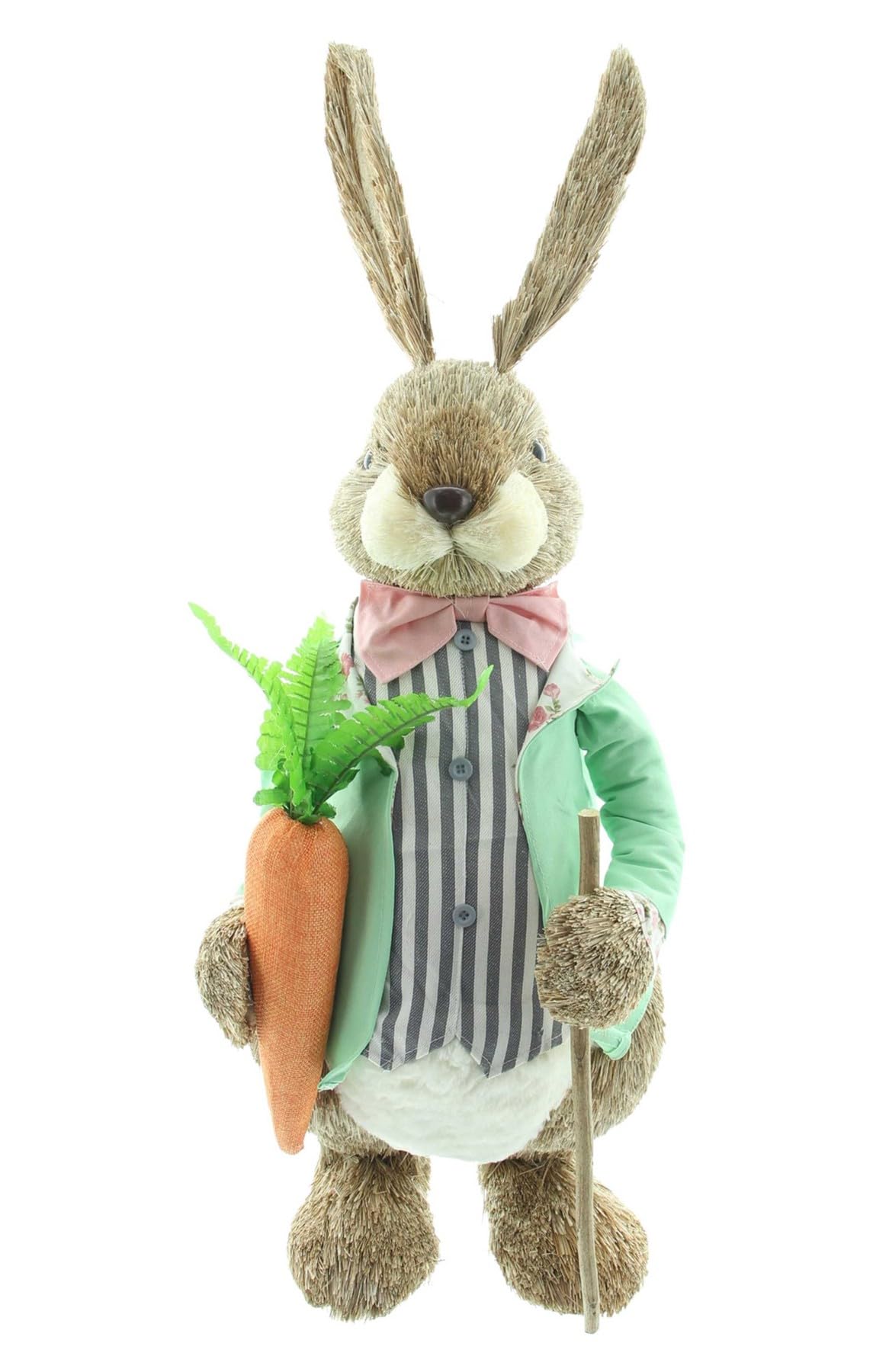 Dekoleidenschaft große Dekofigur Herr Hase 75 cm hoch, Osterhase, Osterdeko, Hasendeko
