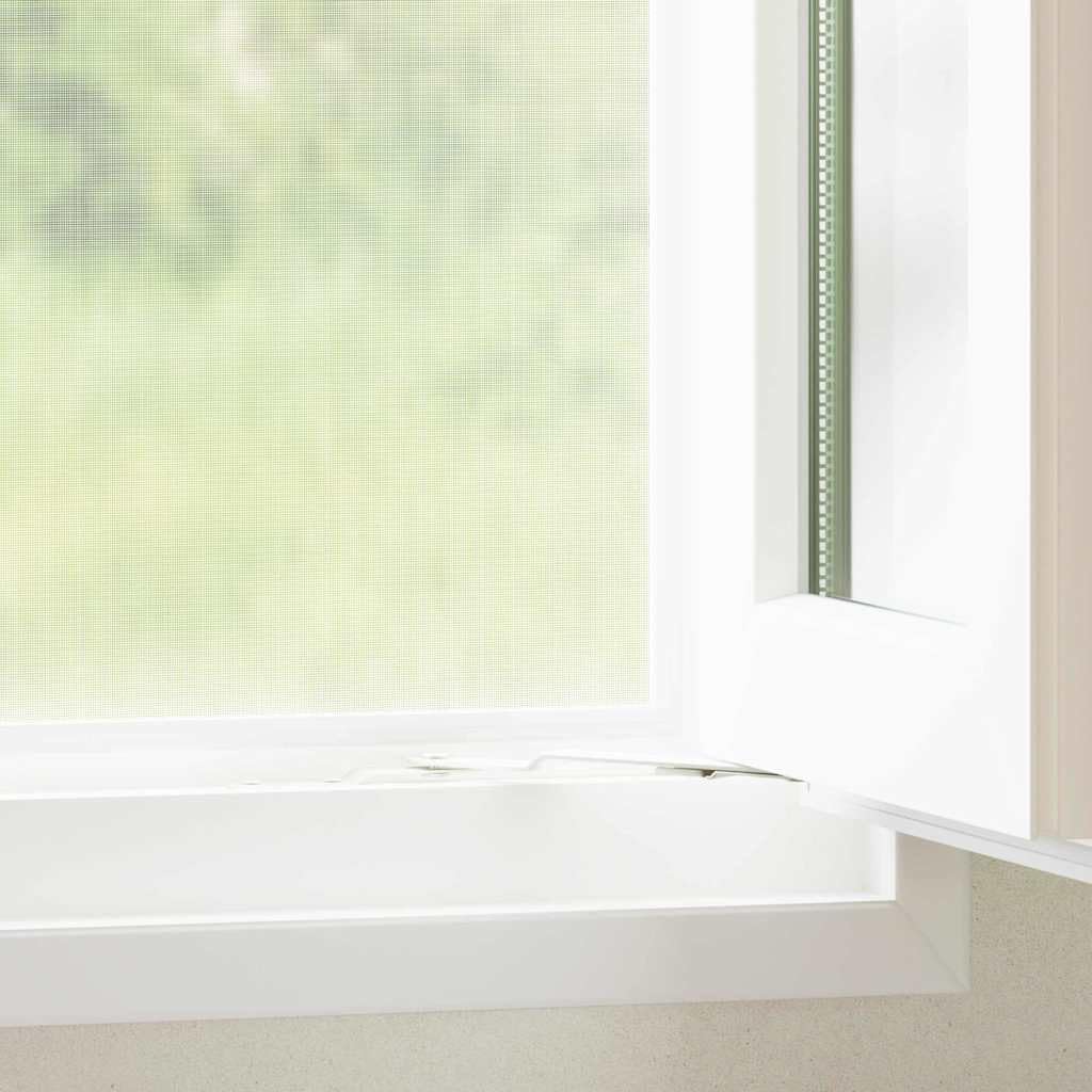 Insektenschutzgitter Weiß 80 x 500 cm, Glasfaser Fliegengitter für Fenster und Türen, robustes Mückennetz für Terrasse und Veranda, langlebiger Insektenschutz, Garten