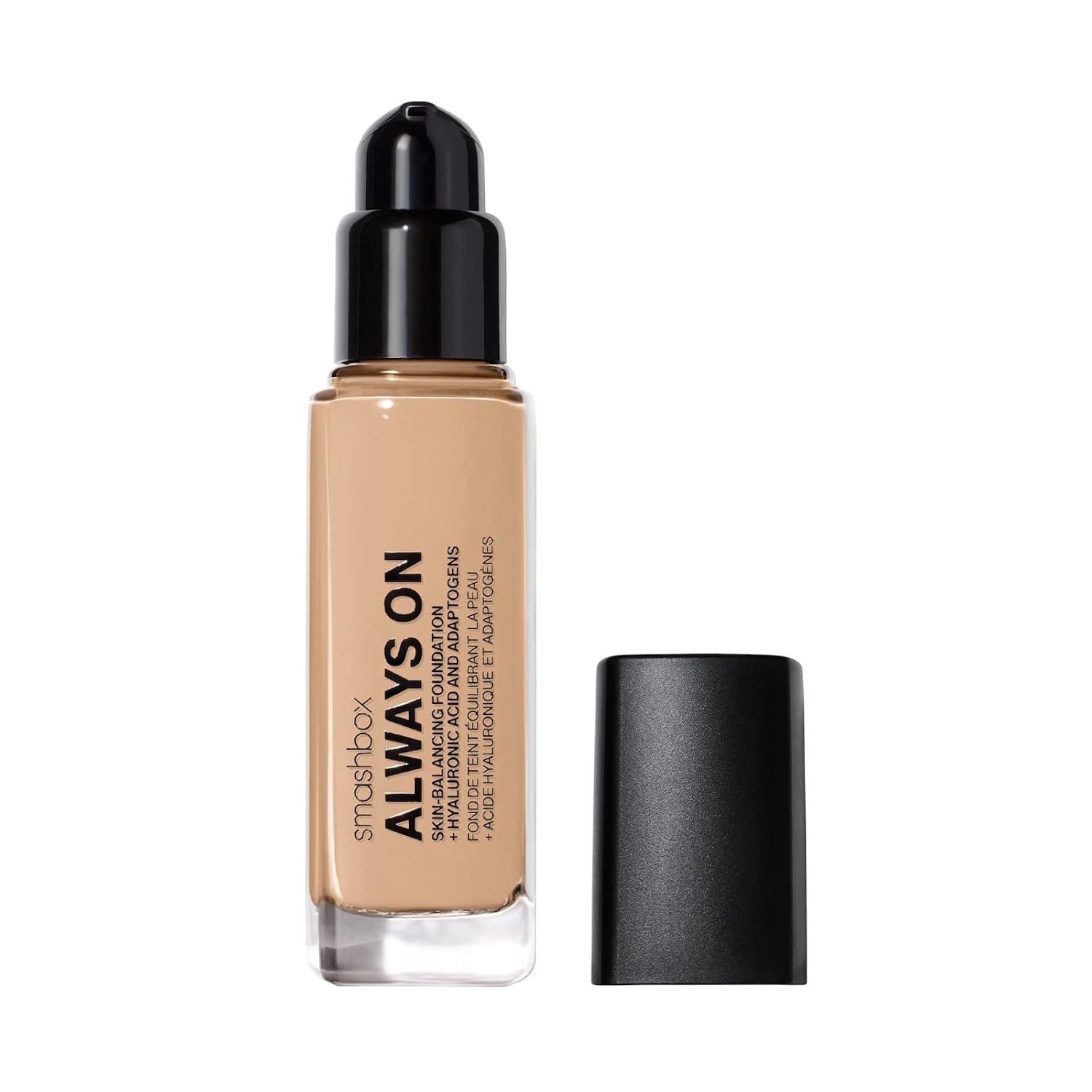 Smashbox Always On Skin-Balancing Foundation | Medium-To-Full Coverage Foundation | Hyaluronic Acid with a Natural-Looking, Second-Skin Finish, 1 Fl Oz