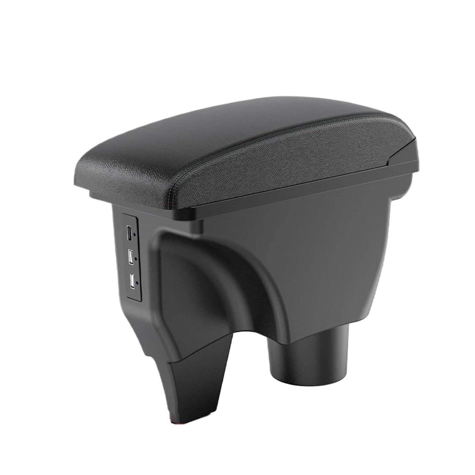Hguvsjd Armrest Box For Toyota For Yaris For Vitz Armrest Accessories Interior Parts Details Storage Box Retrofit Car Armrests(B Black line)