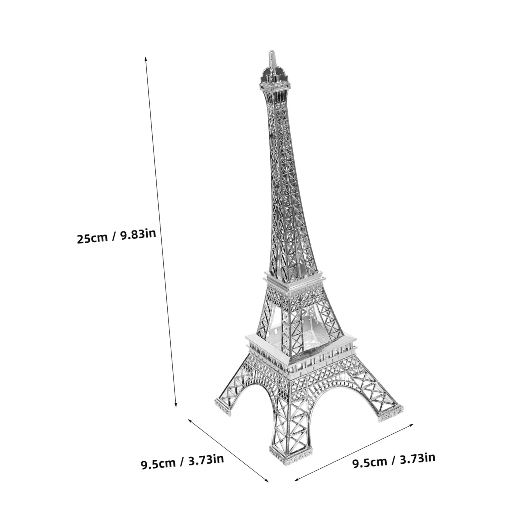 Modello Torre Eiffel In Metallo - Statuetta Souvenir 15 Cm, Perfetta Per Decorare O Regalare! - Foto 13