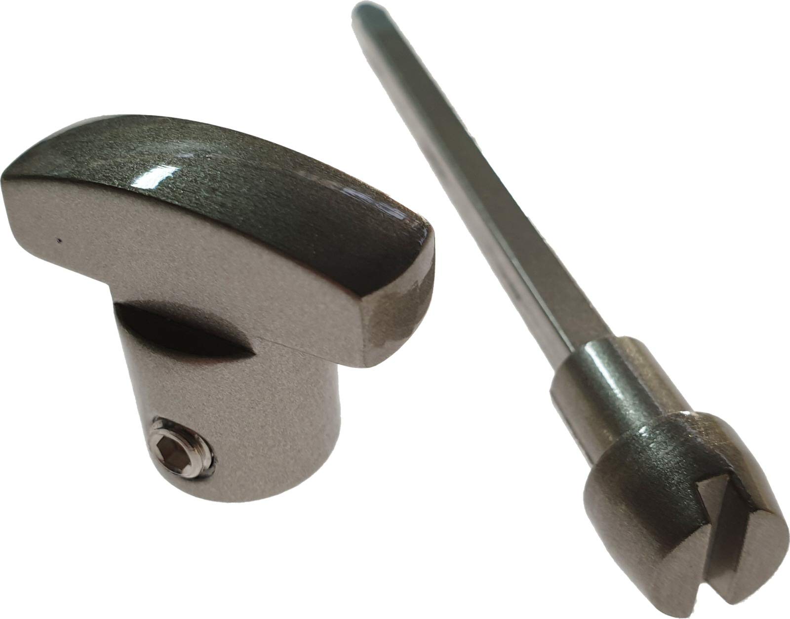 Architectural Hardware A&H™ Replacement Bathroom Lock Door Handle Thumb ...