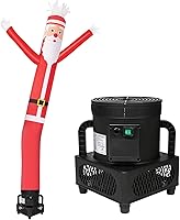 Vista 16 de MOUNTO Juego completo de marioneta bailarina voladora de 1,83 m con ventilador de 1/3 hp (ROJO)