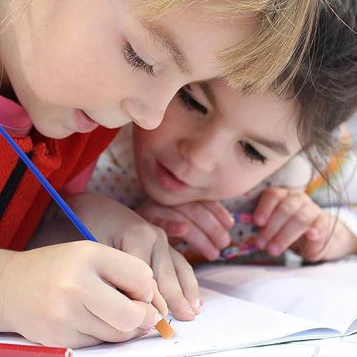 Miniatura 5 de JOWOART Juego de pinceles de pintura, 100 piezas de pelo de nailon de cabeza plana, pinceles de pintura para óleo acrílico, acuarela, artistas