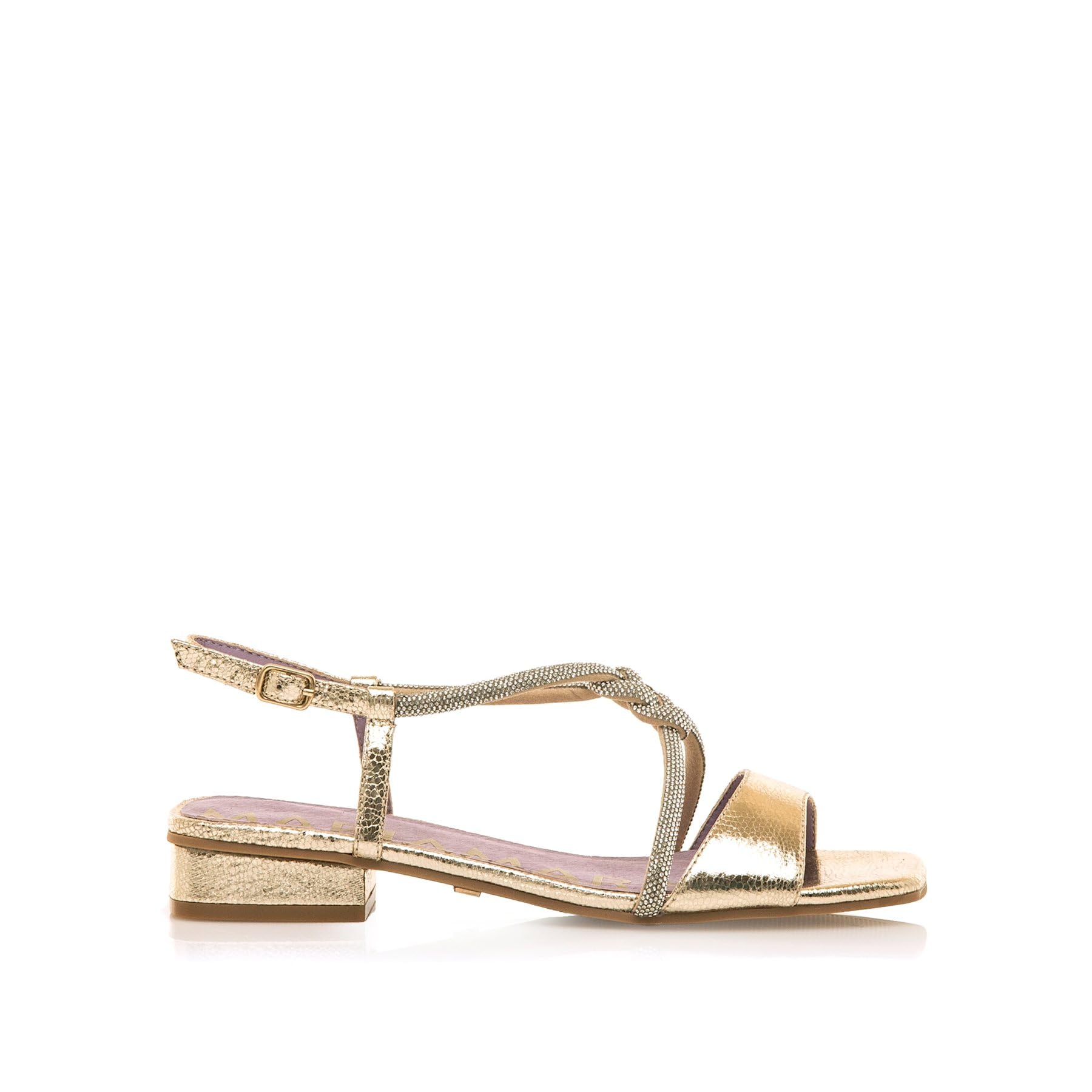 Maria Mare Women's Flat Sandals CASIT 68523, gold, 8 UK