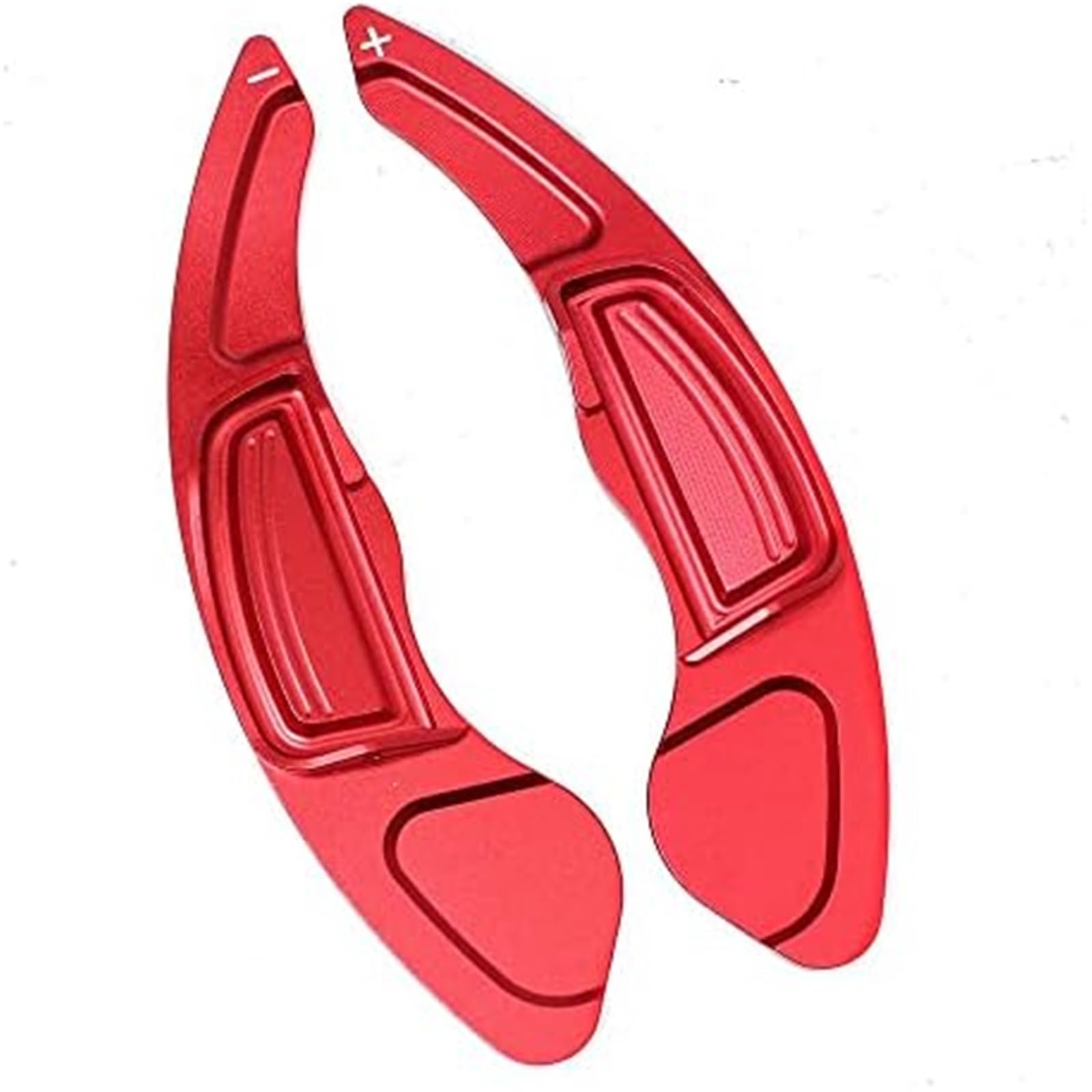 Mkvaxr Red Car Gear Shift Paddle Steering Wheel Shift Paddles, For, For 2009-2013 2Pcs Car Paddle Extend Shifters Sticker Gear(Red)