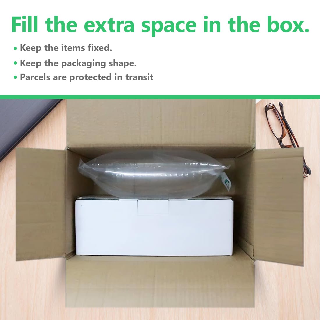 Cojines de Aire Bolsas de Aire para Envíos 15x8,8 cm 100 Unidades