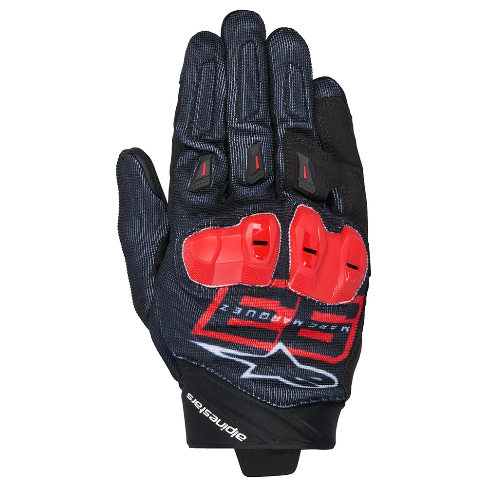 Alpinestars MM93 SPX 1 Rękawice motocyklowe, czarny/biały/czerwony, S