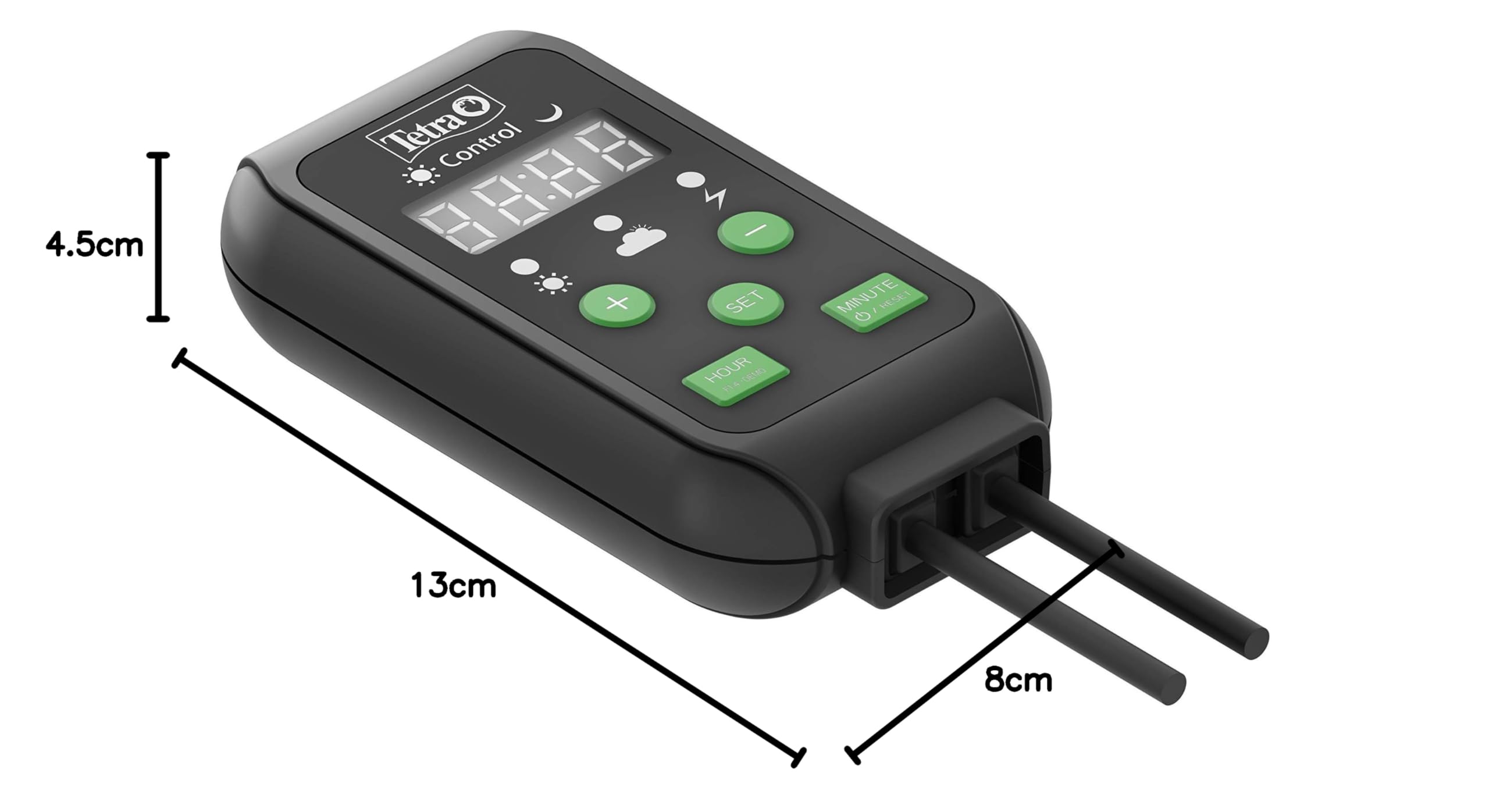 Tetra LightWave Timer – nadaje się do programowania diod LED Tetra LightWave, umożliwia dodatkowe funkcje (np. wschód i zachód słońca)