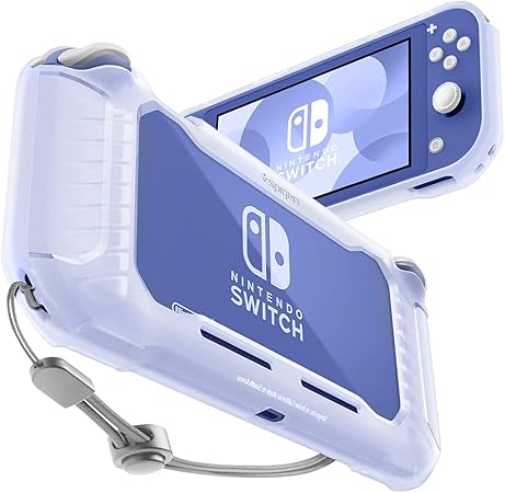 Amazon Com Spigen Rugged Armor Designed For Nintendo Switch Lite Case With Strap 19 Frost Clear Video Games Amazon Com Spigen Rugged Armor Designed For Nintendo Switch Lite Case With Strap 19 Frost Clear Video Games