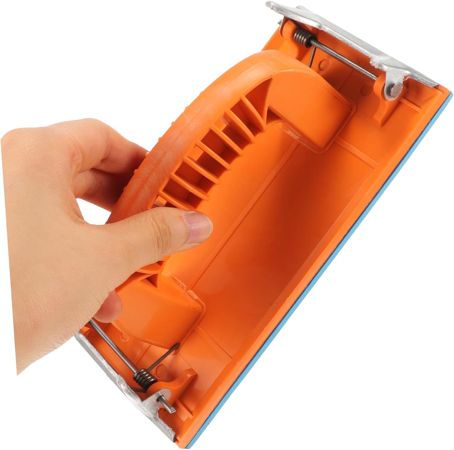 Mipcase 10pcs Self-adhesive Sanding Block Holder Hollow Design for Efficient Woodworking and Construction Easy Installation for Sandpaper Use