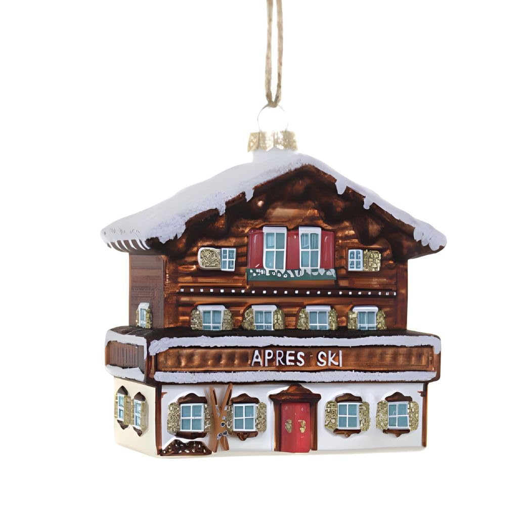 Amazon.com: Cody Foster & Co Après-Ski Chalet Christmas Ornament